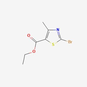 Ethyl 2-bromo-4-methylthiazole-5-carboxylate chemical structure (CAS 22900-83-0)