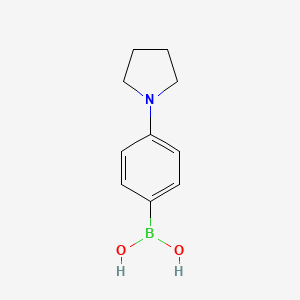 (4-(Pyrrolidin-1-yl)phenyl)boronic acid chemical structure (CAS 229009-41-0)