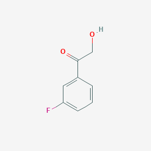 1-(3-Fluorophenyl)-2-hydroxyethanone chemical structure (CAS 229025-05-2)