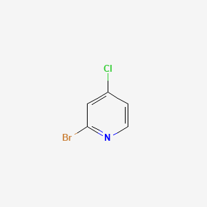2-Bromo-4-chloropyridine chemical structure (CAS 22918-01-0)