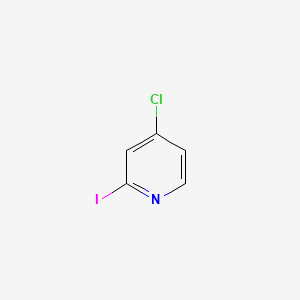 4-Chloro-2-iodopyridine chemical structure (CAS 22918-03-2)