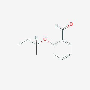 2-(Sec-butoxy)benzaldehyde chemical structure (CAS 22921-59-1)