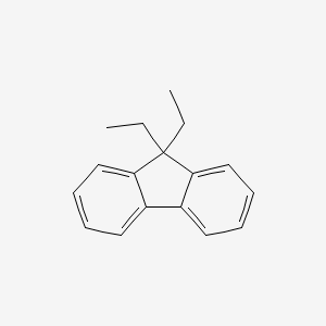 9,9-Diethyl-9H-fluorene chemical structure (CAS 2294-79-3)