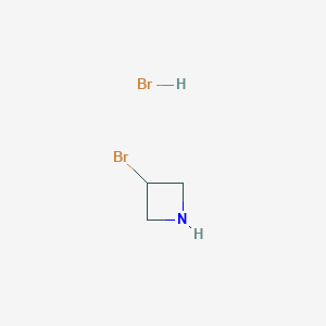 3-Bromoazetidine hydrobromide chemical structure (CAS 229496-83-7)