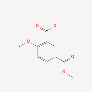 Dimethyl 4-methoxyisophthalate chemical structure (CAS 22955-73-3)