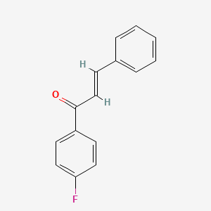 (E)-1-(4-Fluorophenyl)-3-phenylprop-2-en-1-one chemical structure (CAS 22966-25-2)
