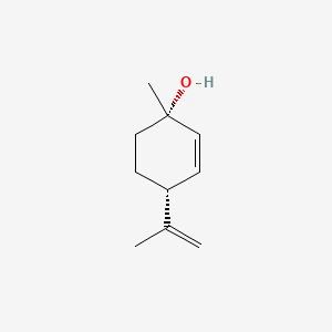 (1S,4R)-1-Methyl-4-(prop-1-en-2-yl)cyclohex-2-enol chemical structure (CAS 22972-51-6)