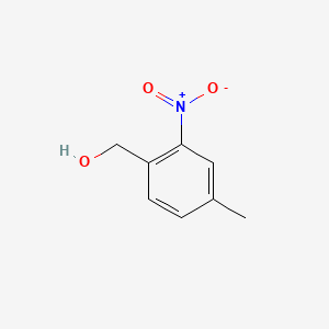 (4-Methyl-2-nitrophenyl)methanol chemical structure (CAS 22996-24-3)