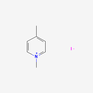 1,4-Dimethylpyridin-1-ium iodide chemical structure (CAS 2301-80-6)