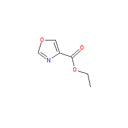 Ethyl oxazole-4-carboxylate chemical structure (CAS 23012-14-8)
