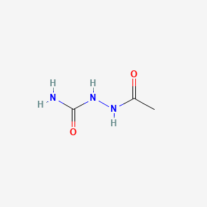 2-Acetylhydrazinecarboxamide chemical structure (CAS 2302-87-6)