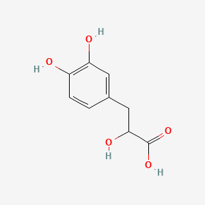 3-(3,4-Dihydroxyphenyl)-2-hydroxypropanoic acid chemical structure (CAS 23028-17-3)