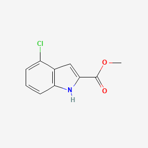 Methyl 4-chloro-1H-indole-2-carboxylate chemical structure (CAS 230291-43-7)