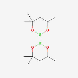 4,4,4',4',6,6'-Hexamethyl-2,2'-bi(1,3,2-dioxaborinane) chemical structure (CAS 230299-21-5)