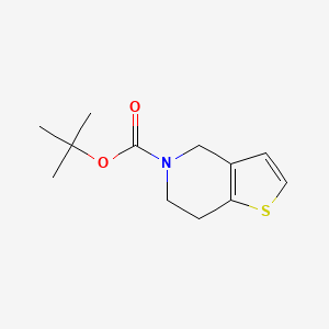 tert-Butyl 6,7-dihydrothieno[3,2-c]pyridine-5(4H)-carboxylate chemical structure (CAS 230301-73-2)