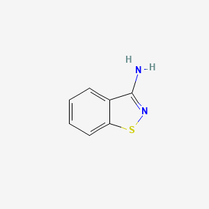 Benzo[d]isothiazol-3-amine chemical structure (CAS 23031-78-9)