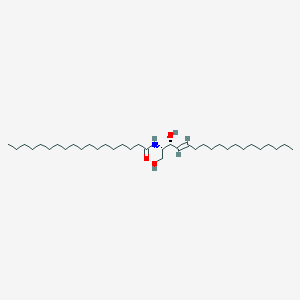 N-((2S,3R,E)-1,3-Dihydroxyoctadec-4-en-2-yl)stearamide chemical structure (CAS 2304-81-6)