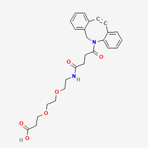 DBCO-PEG2-acid chemical structure (CAS 2304558-25-4)