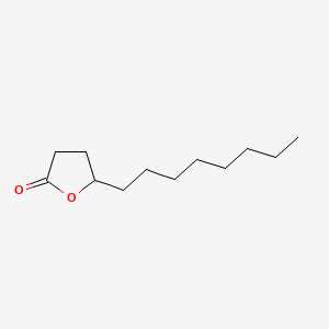5-Octyldihydrofuran-2(3H)-one chemical structure (CAS 2305-05-7)