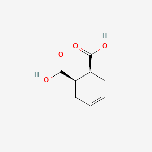 (1R,2S)-rel-Cyclohex-4-ene-1,2-dicarboxylic acid chemical structure (CAS 2305-26-2)