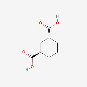 trans-Cyclohexane-1,3-dicarboxylic acid chemical structure (CAS 2305-30-8)