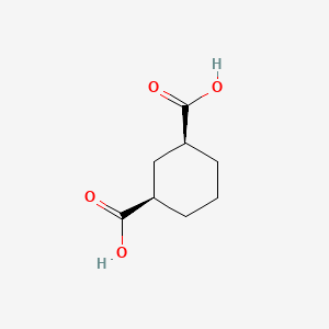 cis-Cyclohexane-1,3-dicarboxylic acid chemical structure (CAS 2305-31-9)