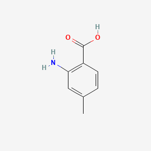 2-Amino-4-methylbenzoic acid chemical structure (CAS 2305-36-4)