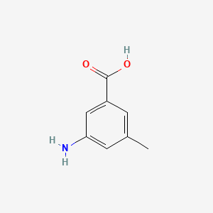 3-Amino-5-methylbenzoic acid chemical structure (CAS 2305-37-5)