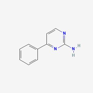 4-Phenylpyrimidin-2-amine chemical structure (CAS 2305-87-5)