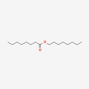 Octyl octanoate chemical structure (CAS 2306-88-9)
