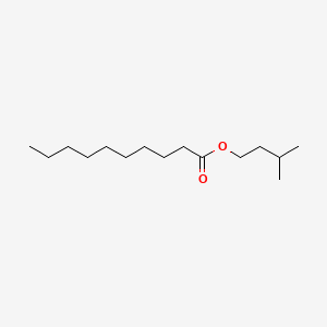 Isopentyl decanoate chemical structure (CAS 2306-91-4)