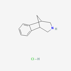 2,3,4,5-Tetrahydro-1H-1,5-methanobenzo[d]azepine hydrochloride chemical structure (CAS 230615-52-8)