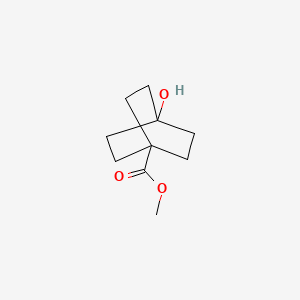 Methyl 4-Hydroxybicyclo[2.2.2]octane-1-carboxylate chemical structure (CAS 23062-53-5)