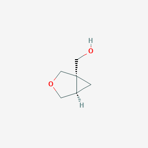 ((1S,5R)-3-Oxabicyclo[3.1.0]hexan-1-yl)methanol chemical structure (CAS 2306255-58-1)