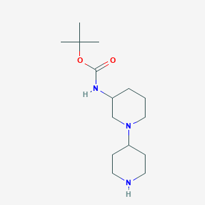 tert-Butyl [1,4'-bipiperidin]-3-ylcarbamate chemical structure (CAS 2306263-64-7)