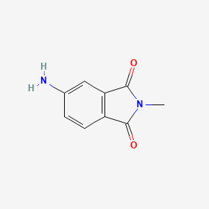 5-Amino-2-methylisoindoline-1,3-dione chemical structure (CAS 2307-00-8)