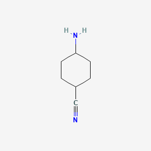 4-Aminocyclohexanecarbonitrile chemical structure (CAS 23083-48-9)