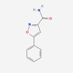 5-Phenylisoxazole-3-carboxamide chemical structure (CAS 23088-52-0)
