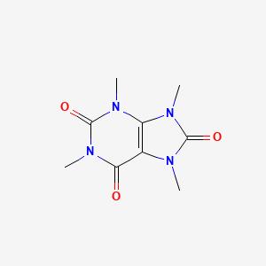 1,3,7,9-Tetramethyl-1H-purine-2,6,8(3H,7H,9H)-trione chemical structure (CAS 2309-49-1)