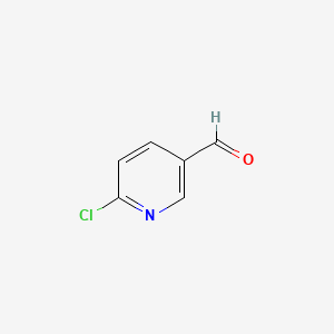6-Chloronicotinaldehyde chemical structure (CAS 23100-12-1)