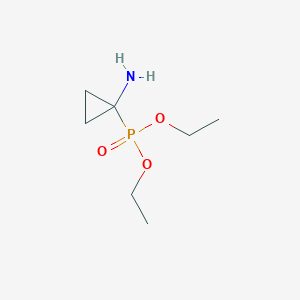 Diethyl (1-aminocyclopropyl)phosphonate chemical structure (CAS 231286-46-7)