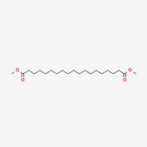 Dimethyl nonadecanedioate chemical structure (CAS 23130-41-8)