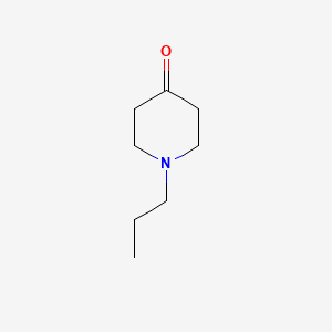 1-Propyl-4-piperidone chemical structure (CAS 23133-37-1)