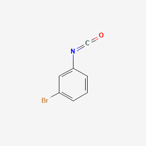 1-Bromo-3-isocyanatobenzene chemical structure (CAS 23138-55-8)