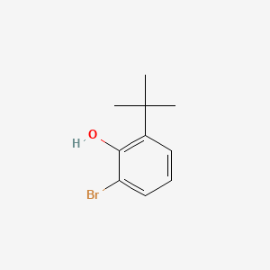 2-Bromo-6-(tert-butyl)phenol chemical structure (CAS 23159-87-7)