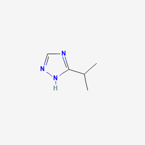 3-Isopropyl-1H-1,2,4-triazole chemical structure (CAS 23161-10-6)
