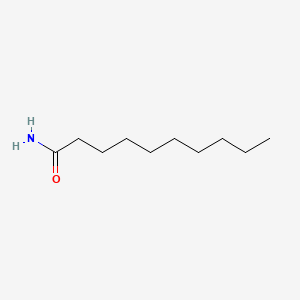 Decanamide chemical structure (CAS 2319-29-1)