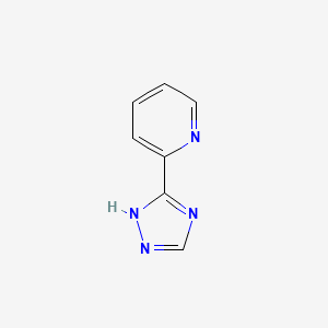 2-(1H-1,2,4-Triazol-3-yl)pyridine chemical structure (CAS 23195-62-2)