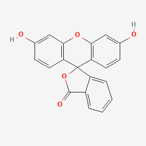 3',6'-Dihydroxy-3H-spiro[isobenzofuran-1,9'-xanthen]-3-one chemical structure (CAS 2321-07-5)