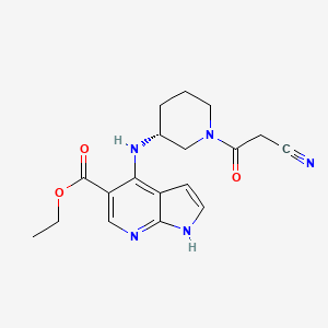 Lepzacitinib chemical structure (CAS 2321488-47-3)